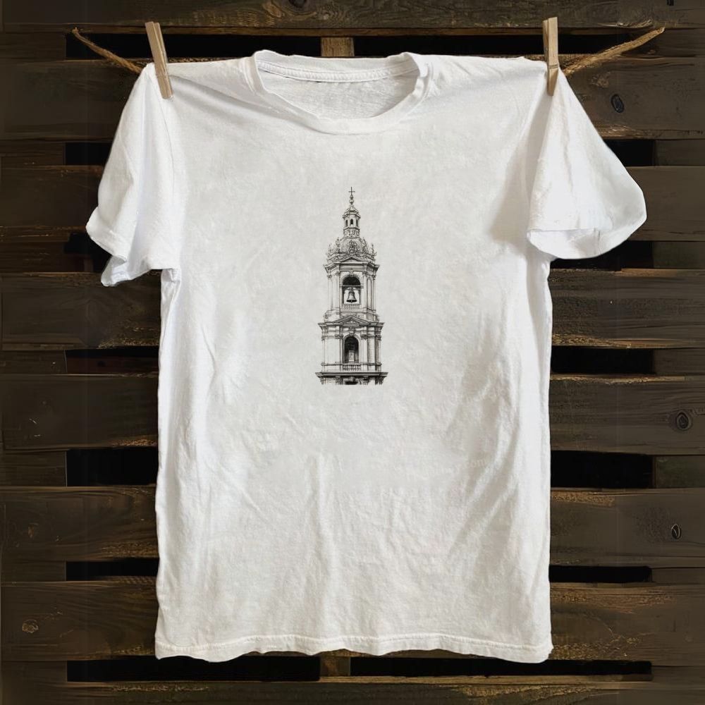 Church Bell Tower: Call to Worship Cotton T-shirt
