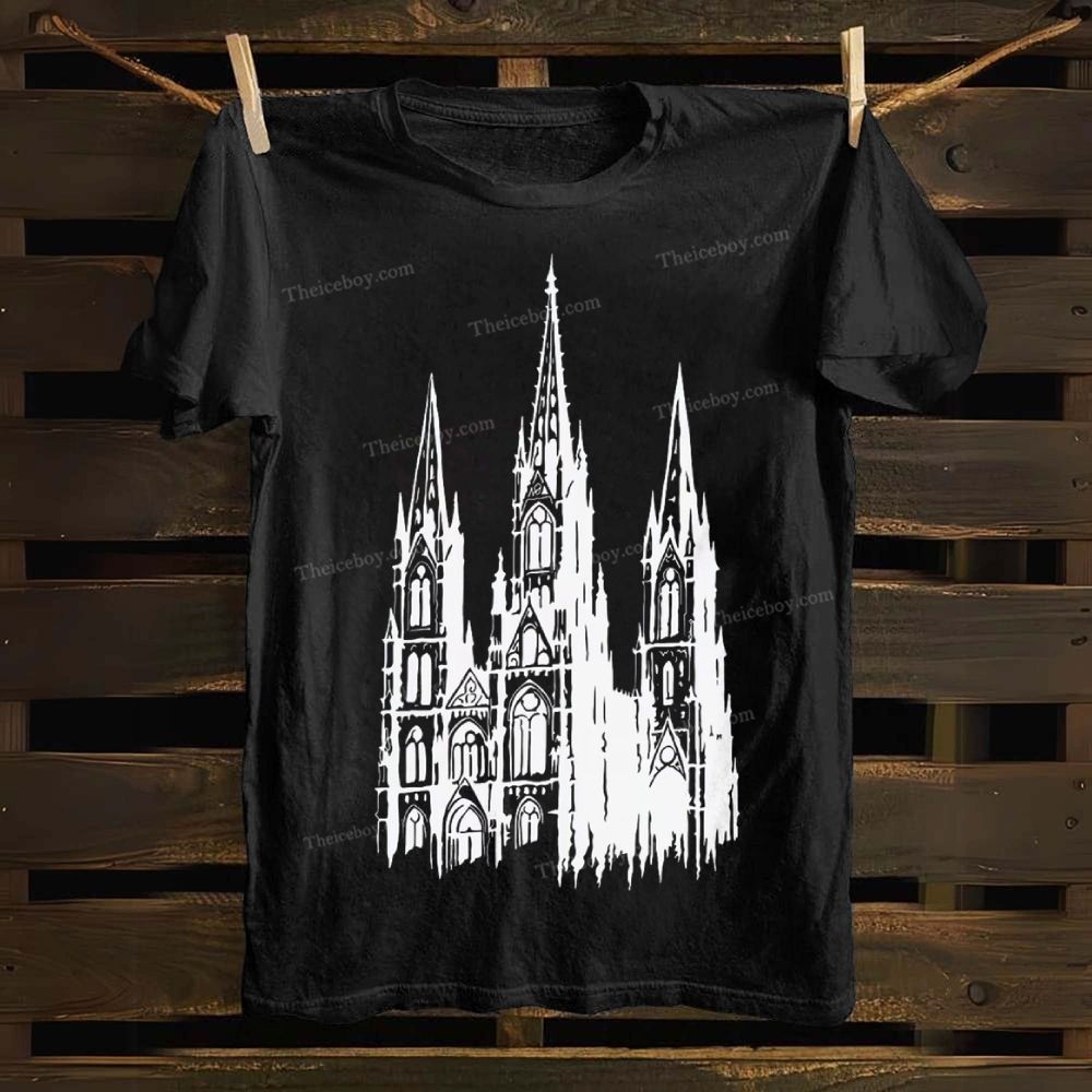 Gothic Cathedral Spires Cotton T-shirt