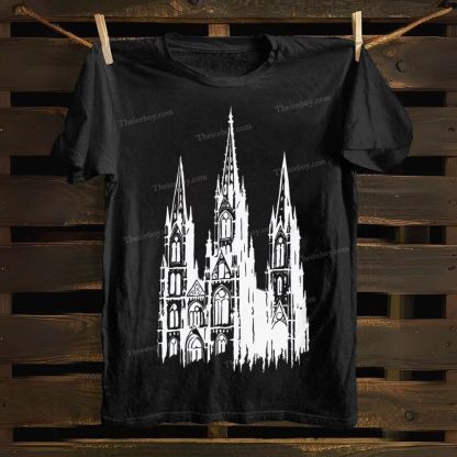 Gothic Cathedral Spires Cotton T-shirt