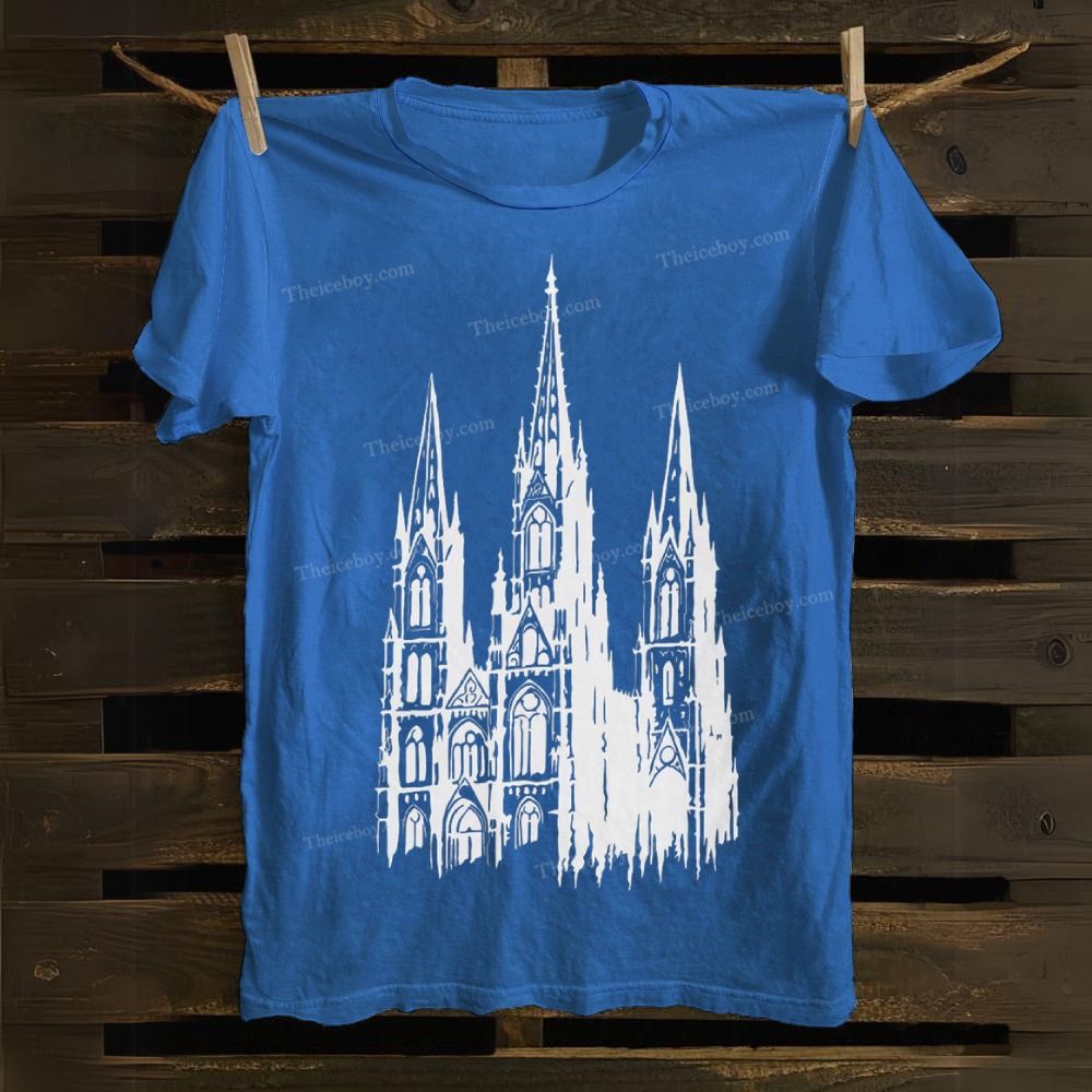 Gothic Cathedral Spires Cotton T-shirt