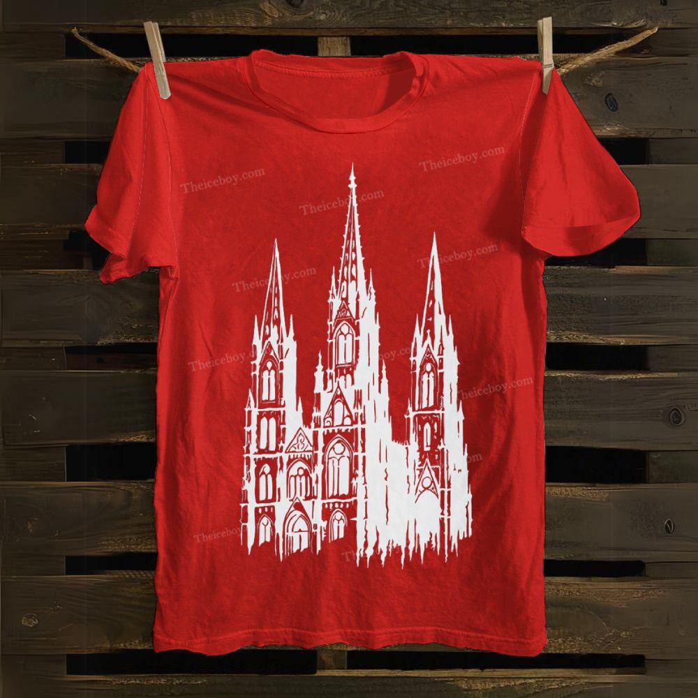 Gothic Cathedral Spires Cotton T-shirt