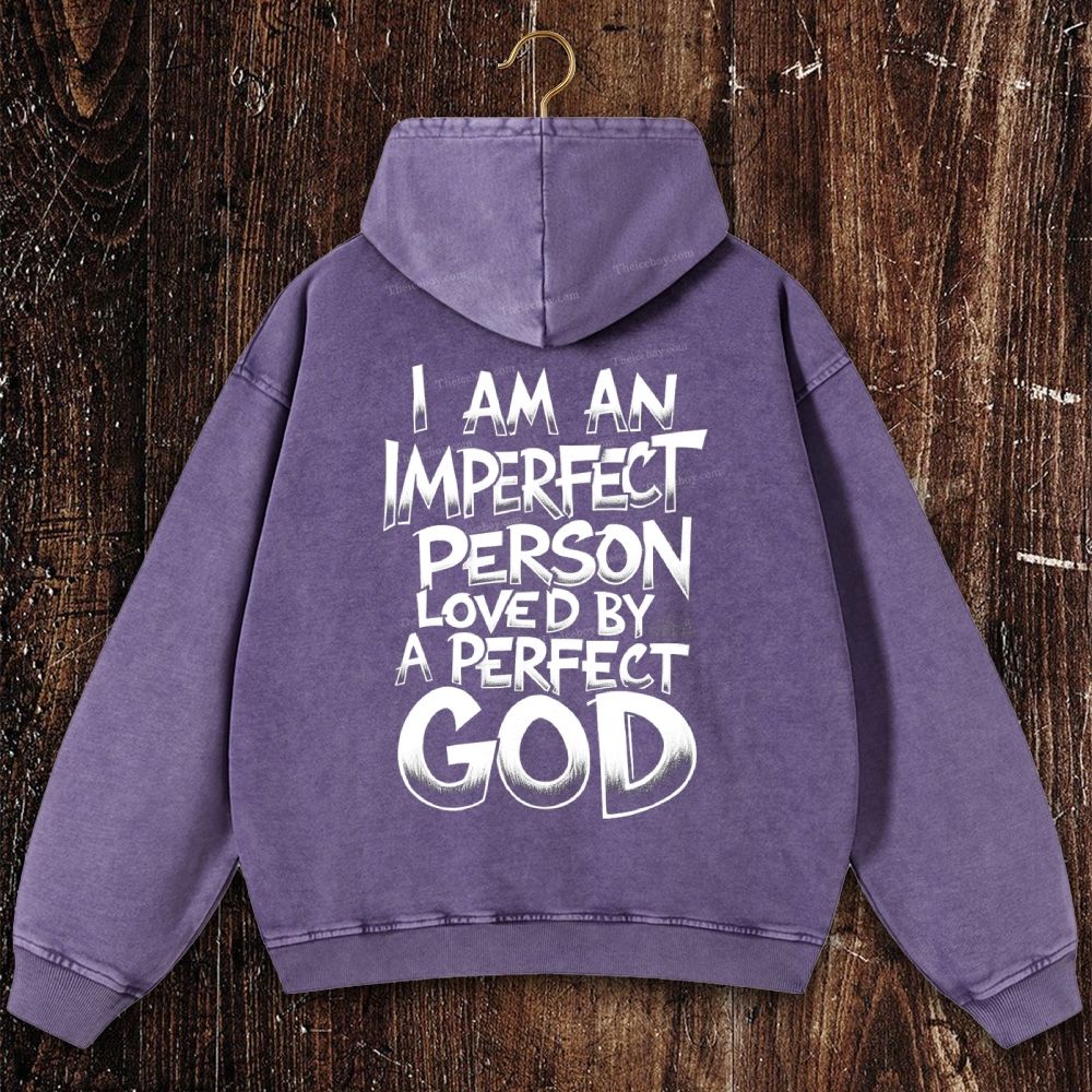 God’s Perfect Love Christian Washed Hoodie 