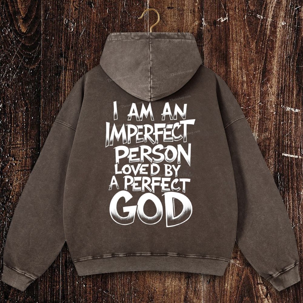 God’s Perfect Love Christian Washed Hoodie 