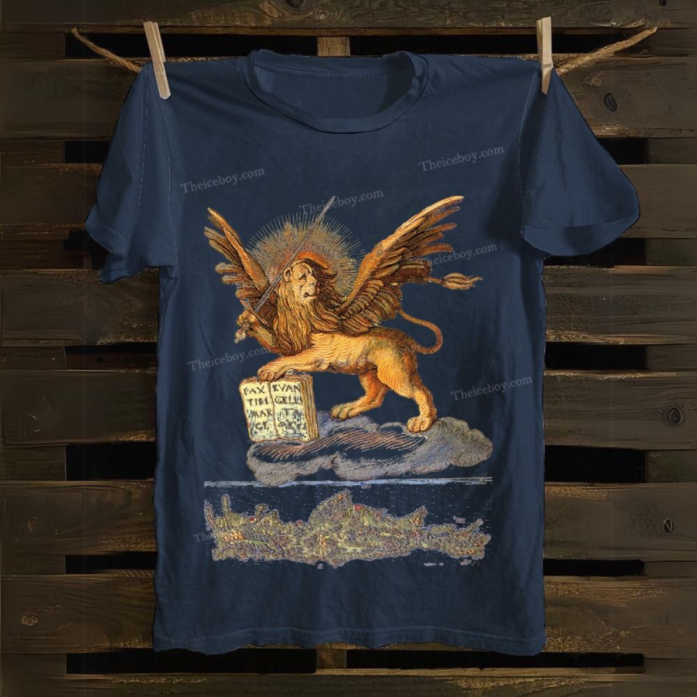 The Winged Lion of St. Mark Cotton T-shirt 