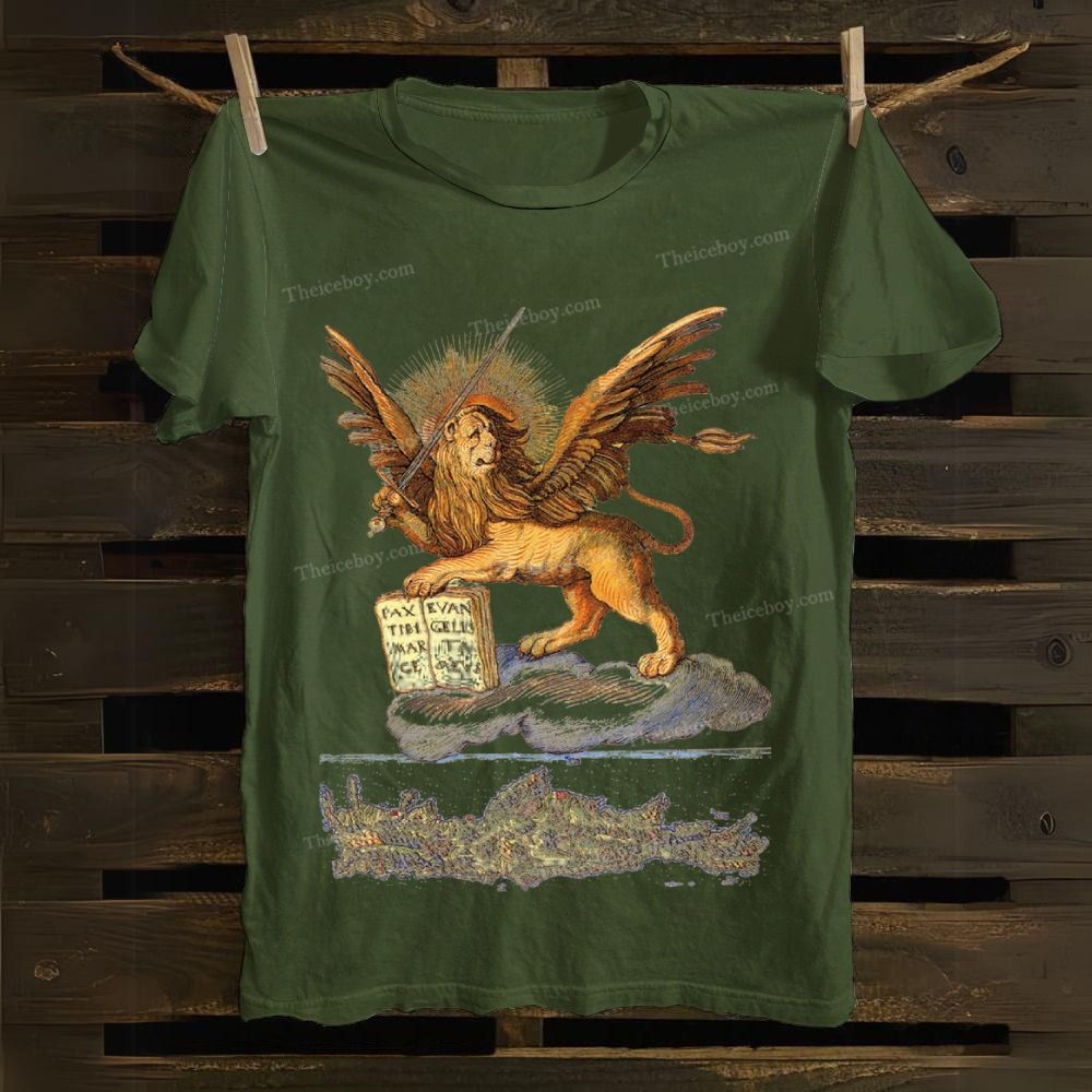 The Winged Lion of St. Mark Cotton T-shirt 