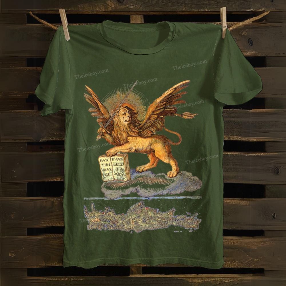 The Winged Lion of St. Mark Cotton T-shirt 