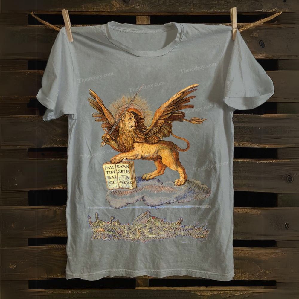 The Winged Lion of St. Mark Cotton T-shirt 