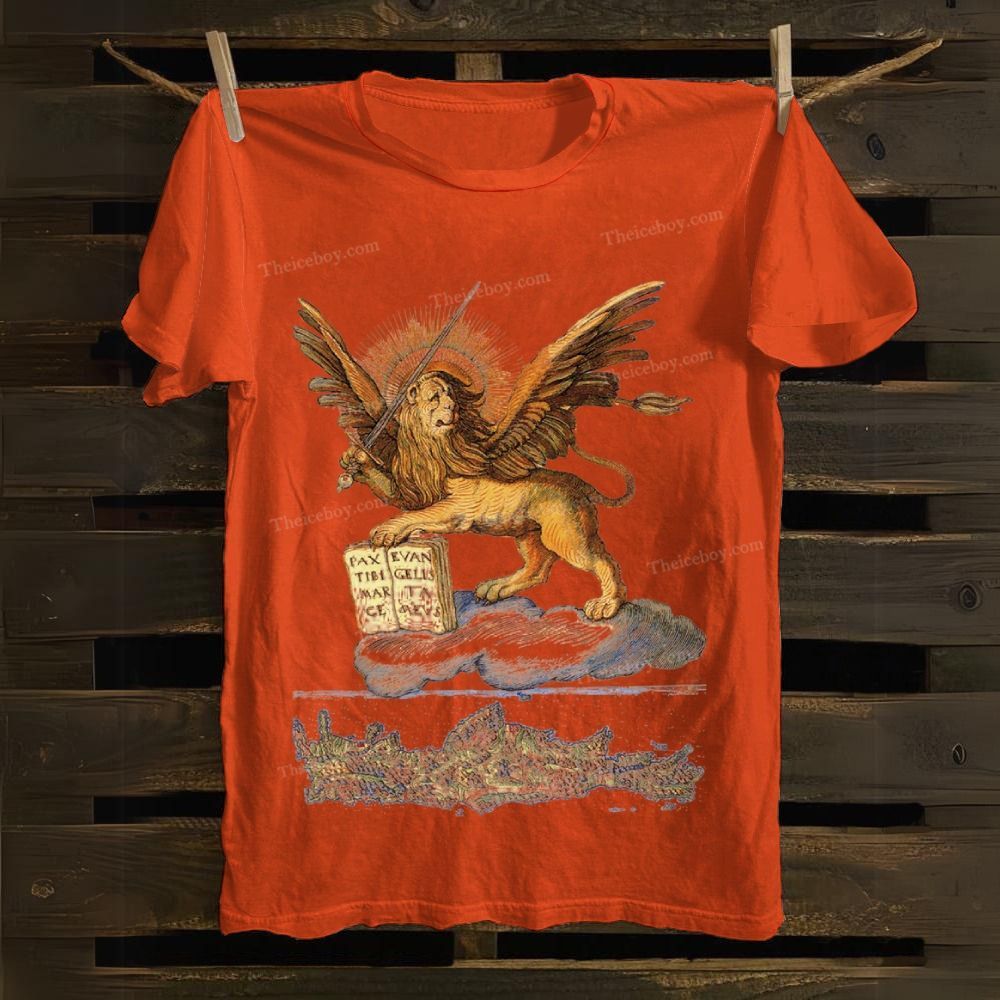 The Winged Lion of St. Mark Cotton T-shirt 