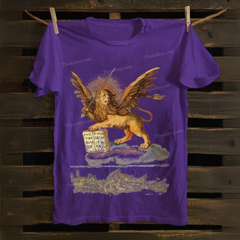 The Winged Lion of St. Mark Cotton T-shirt 