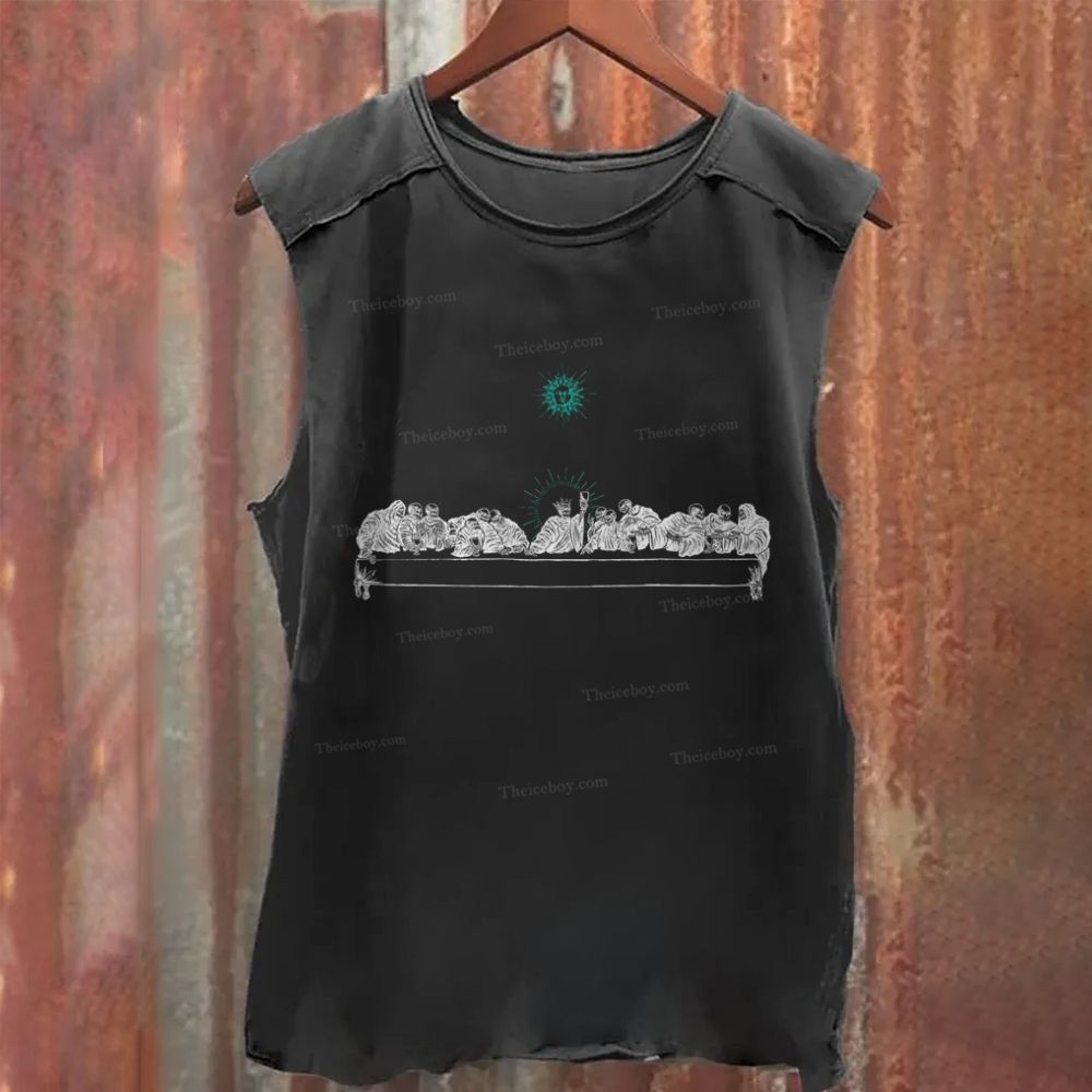 The Last Supper: In Remembrance of Me Washed Tank Top