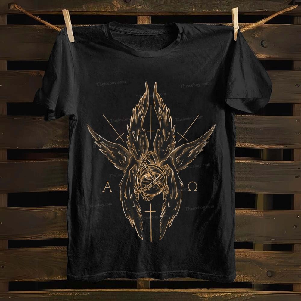 A Ω Cotton T-shirt