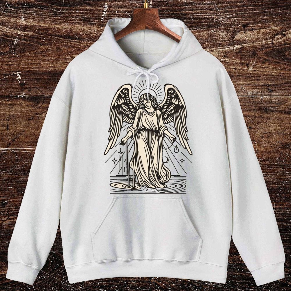 Christ Angel versized Cotton Hoodies