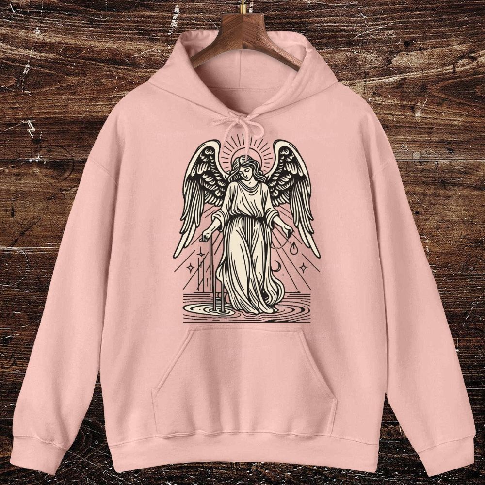 Christ Angel versized Cotton Hoodies