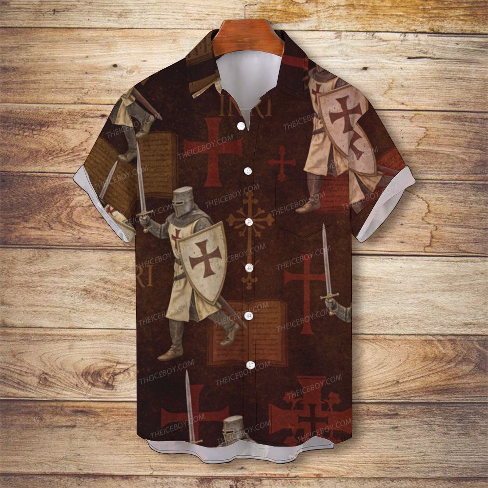 Justice Legion Men's Christian Vintage Soft Short-Sleeve Shirt