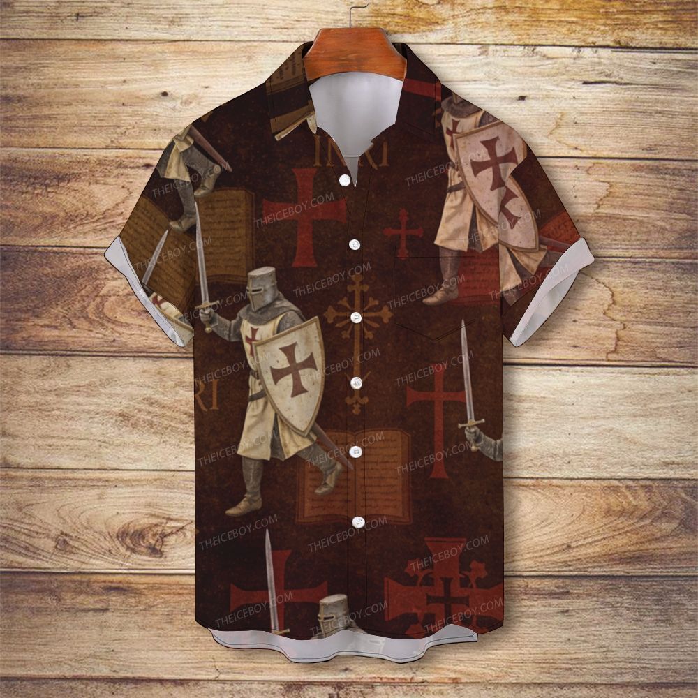 Justice Legion Men's Christian Vintage Soft Short-Sleeve Shirt