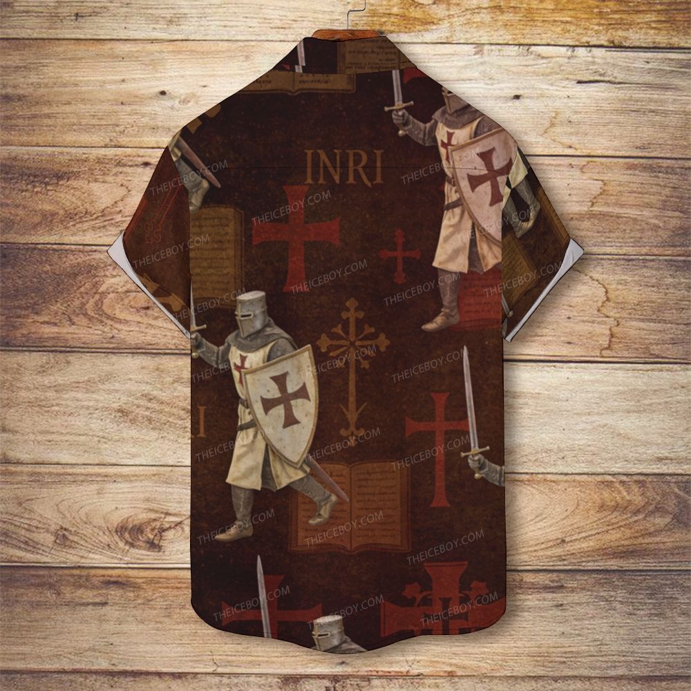 Justice Legion Men's Christian Vintage Soft Short-Sleeve Shirt