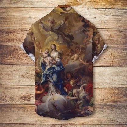 Immaculate Conception Men's Christian Vintage Soft Short-Sleeve Shirt