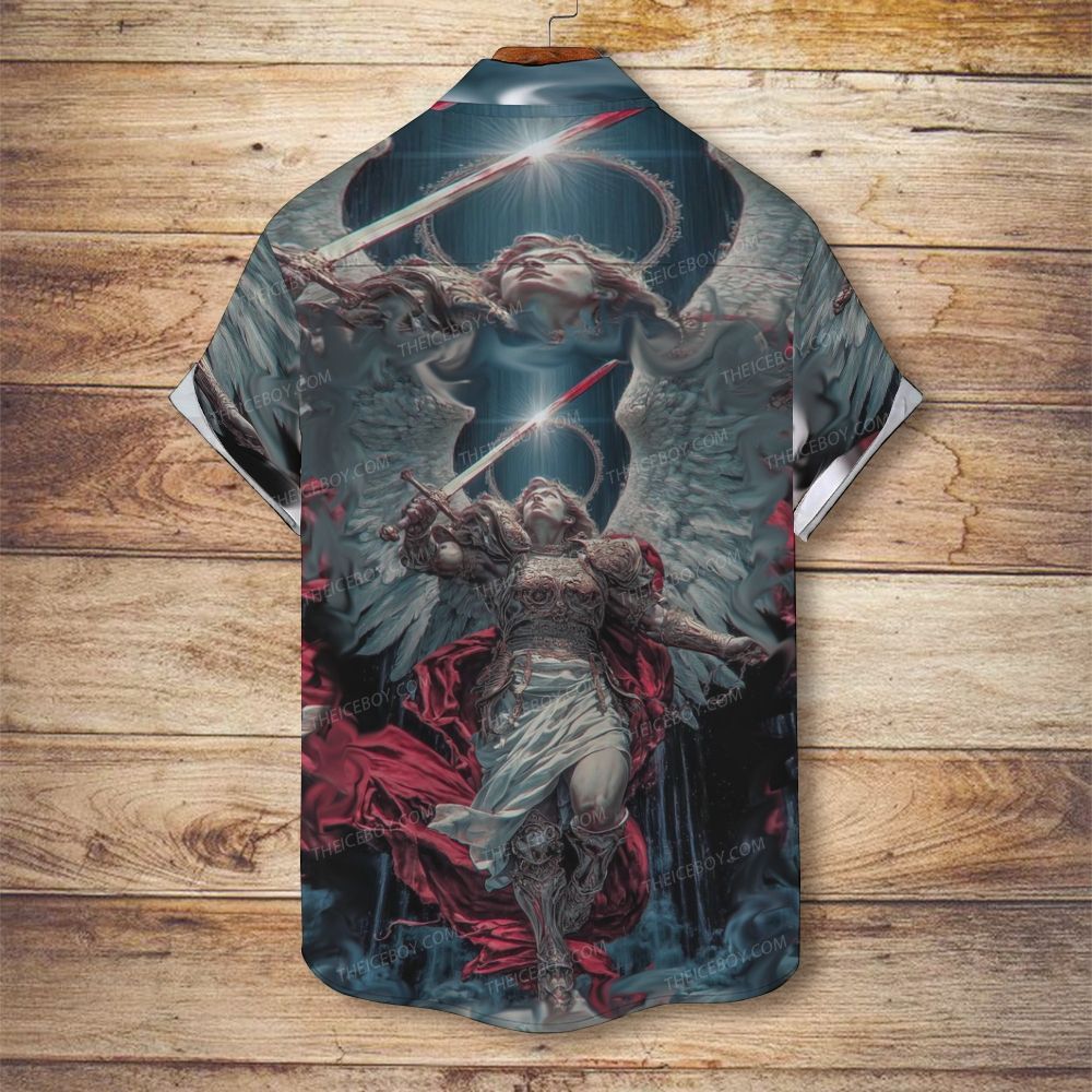 Archangel Men's Christian Vintage Soft Short-Sleeve Shirt