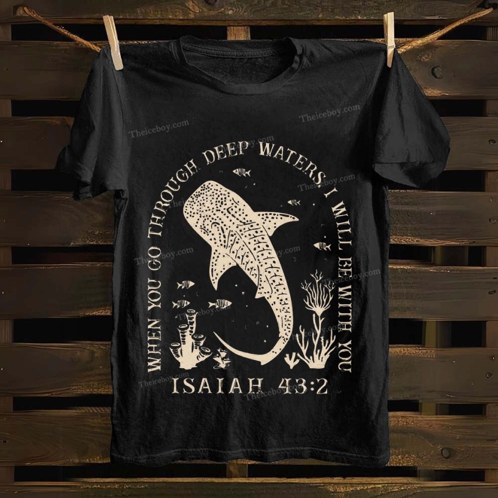 God Is With Me Cotton T-shirt