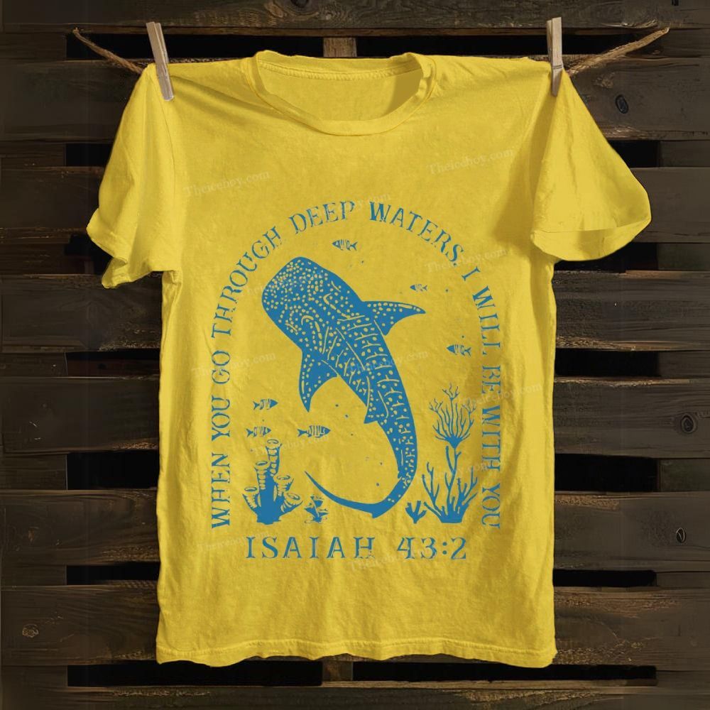 God Is With Me Cotton T-shirt