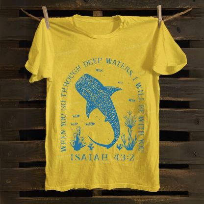 God Is With Me Cotton T-shirt