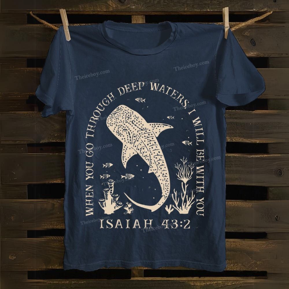 God Is With Me Cotton T-shirt