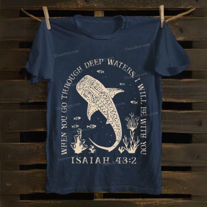 God Is With Me Cotton T-shirt