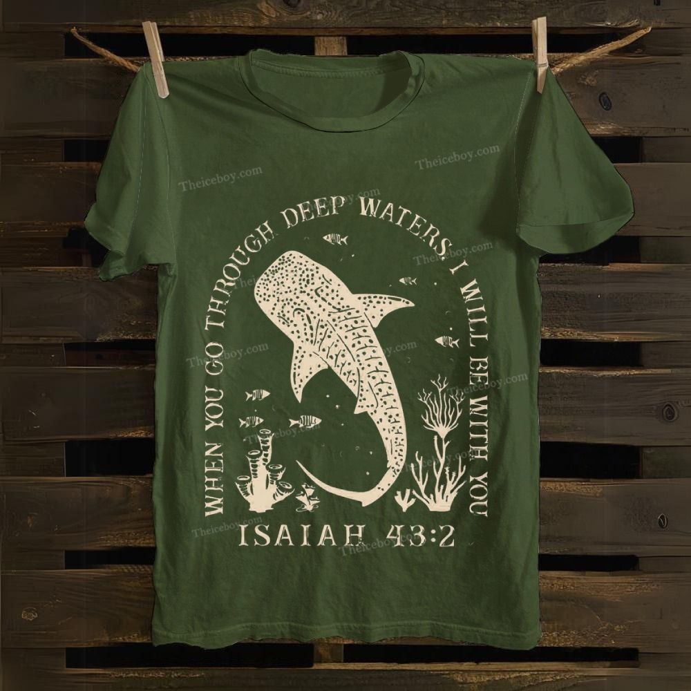 God Is With Me Cotton T-shirt