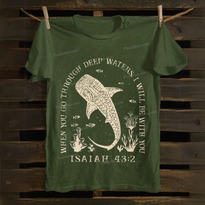 God Is With Me Cotton T-shirt