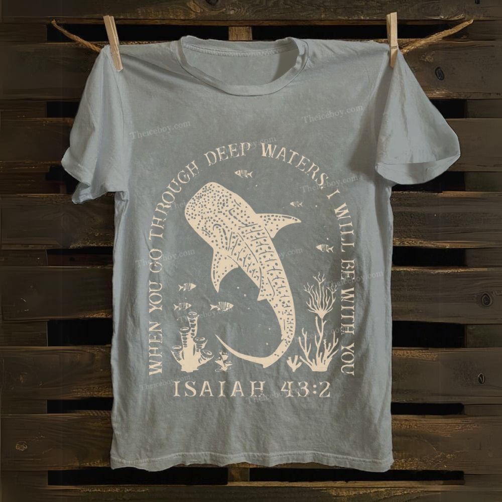 God Is With Me Cotton T-shirt