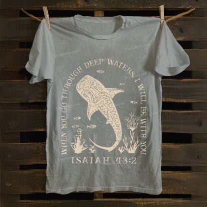 God Is With Me Cotton T-shirt