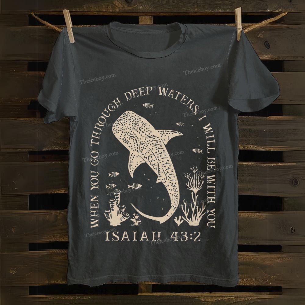 God Is With Me Cotton T-shirt