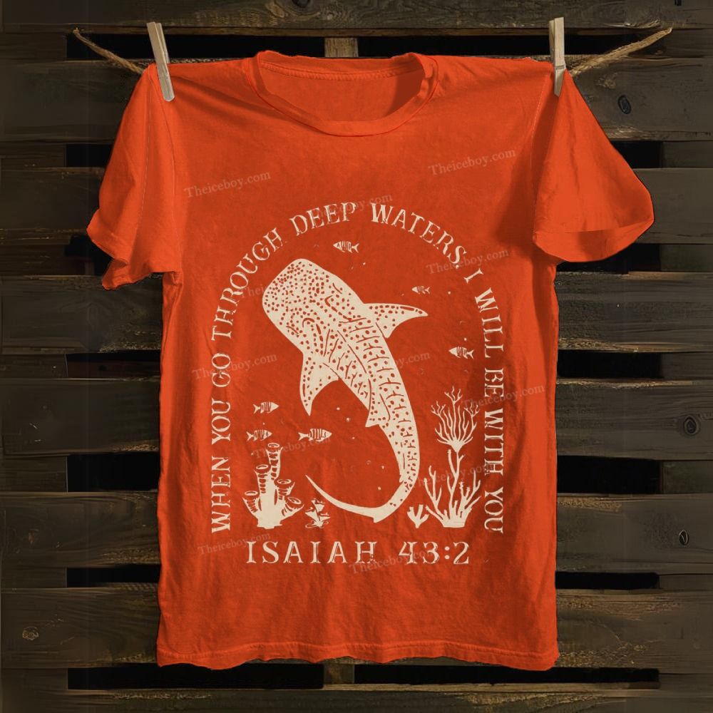 God Is With Me Cotton T-shirt