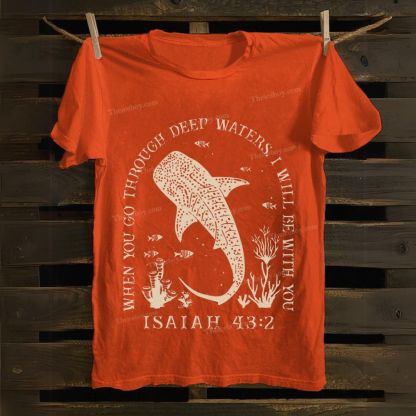 God Is With Me Cotton T-shirt