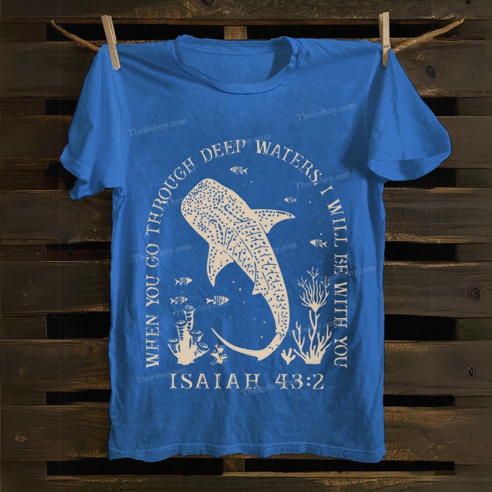 God Is With Me Cotton T-shirt