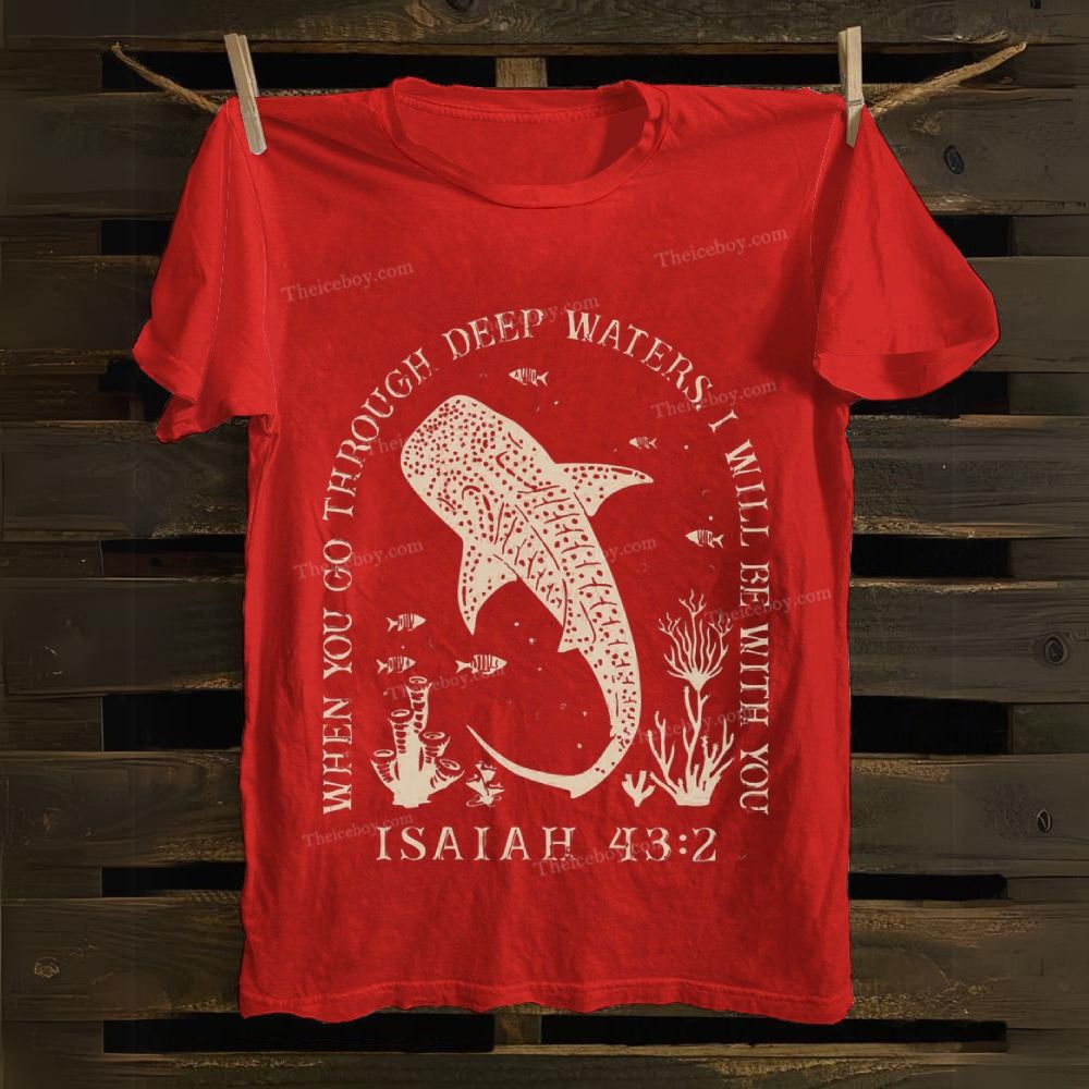 God Is With Me Cotton T-shirt