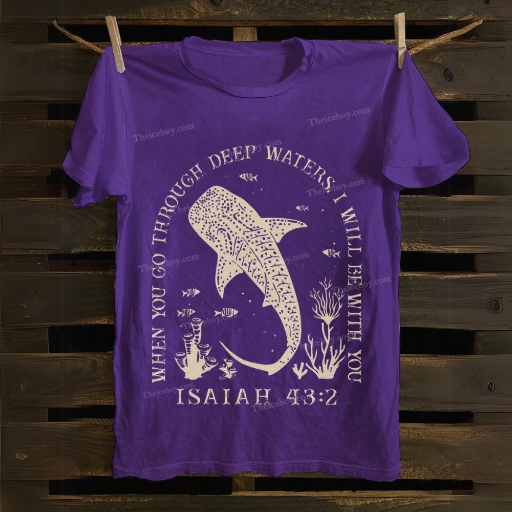 God Is With Me Cotton T-shirt