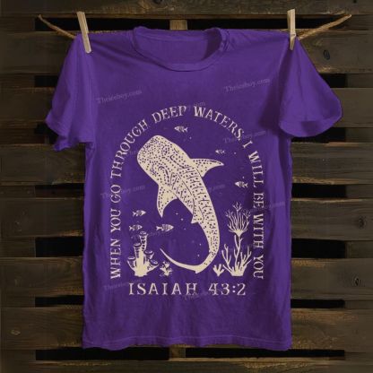 God Is With Me Cotton T-shirt