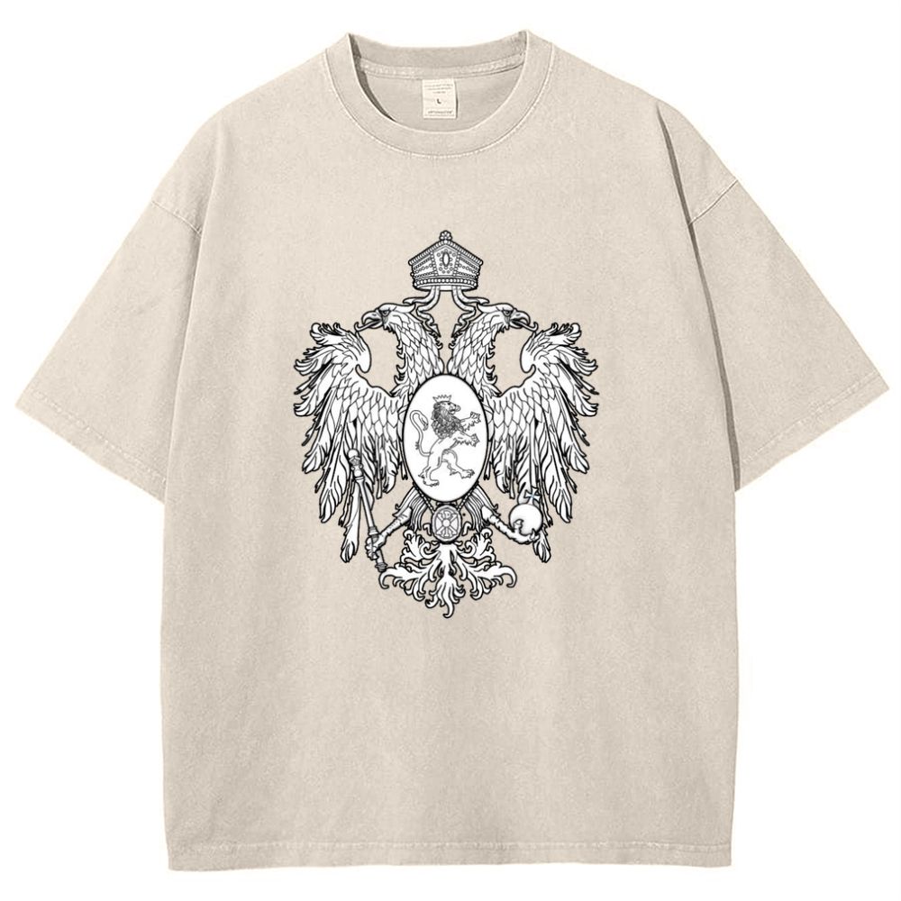 Christ the Two-Headed Eagle Snowflake Vintage Cotton T-Shirt
