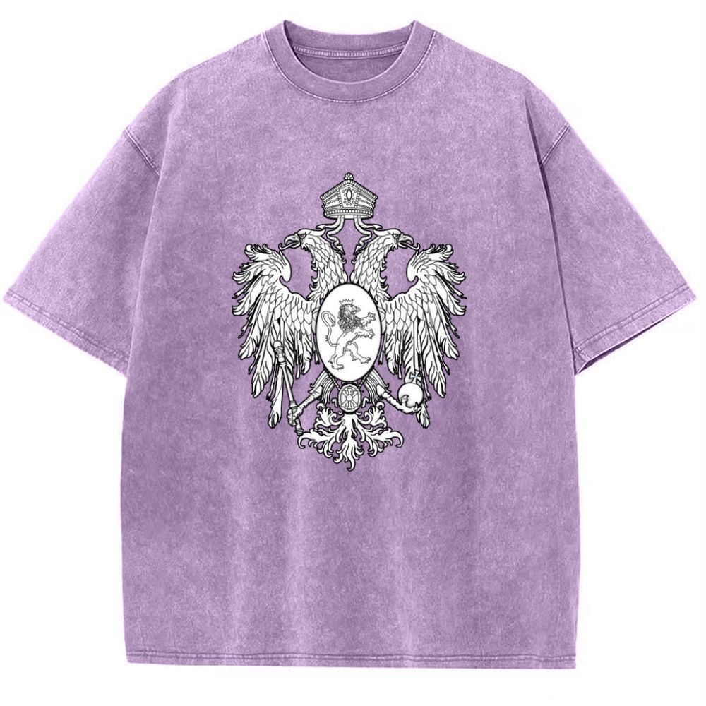 Christ the Two-Headed Eagle Snowflake Vintage Cotton T-Shirt
