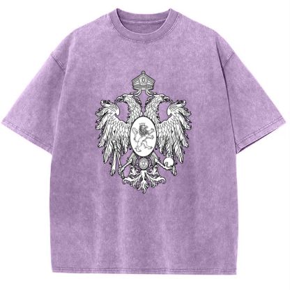 Christ the Two-Headed Eagle Snowflake Vintage Cotton T-Shirt