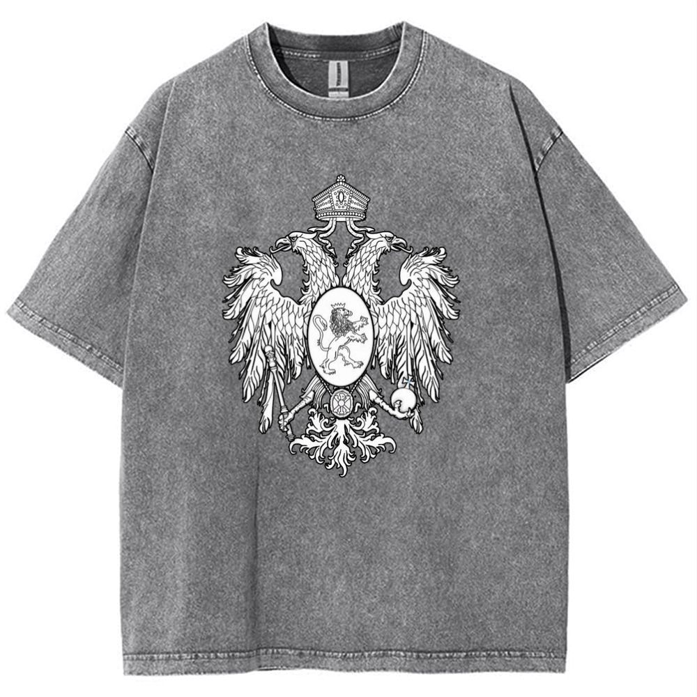 Christ the Two-Headed Eagle Snowflake Vintage Cotton T-Shirt