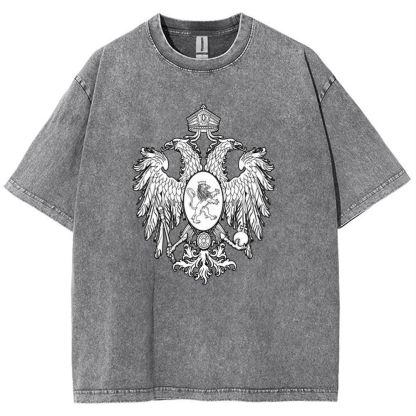 Christ the Two-Headed Eagle Snowflake Vintage Cotton T-Shirt