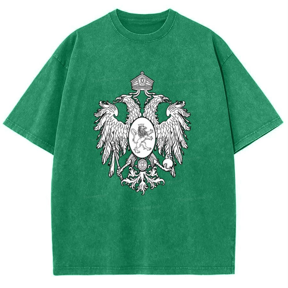 Christ the Two-Headed Eagle Snowflake Vintage Cotton T-Shirt