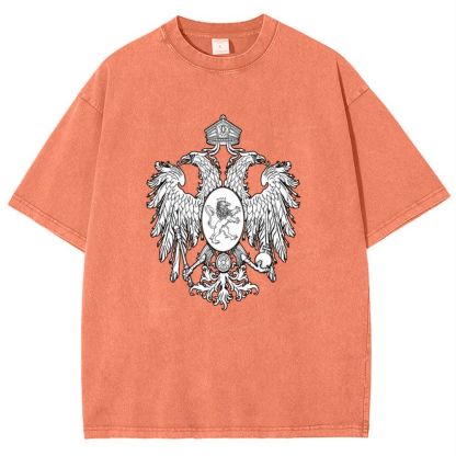 Christ the Two-Headed Eagle Snowflake Vintage Cotton T-Shirt