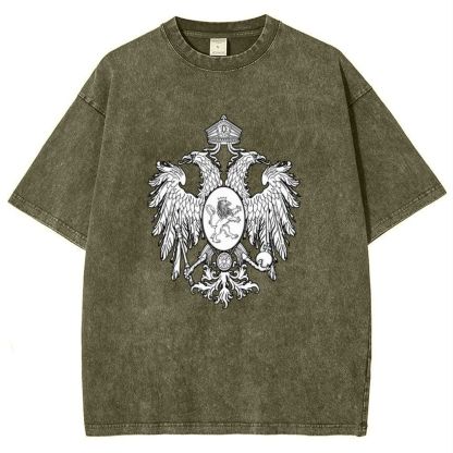 Christ the Two-Headed Eagle Snowflake Vintage Cotton T-Shirt