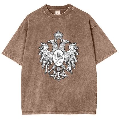 Christ the Two-Headed Eagle Snowflake Vintage Cotton T-Shirt