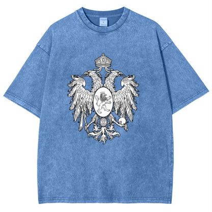 Christ the Two-Headed Eagle Snowflake Vintage Cotton T-Shirt