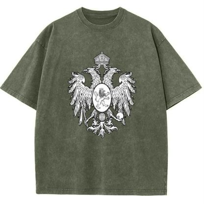 Christ the Two-Headed Eagle Snowflake Vintage Cotton T-Shirt