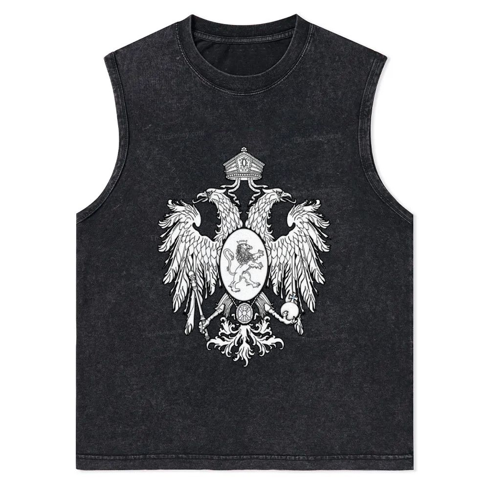 Christ the Two-Headed Eagle Christian Snowflake Washed Vest